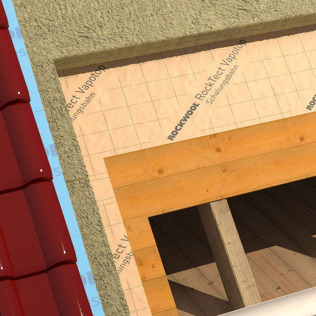 Großformat Aufsparrendämmplatte Raftrock