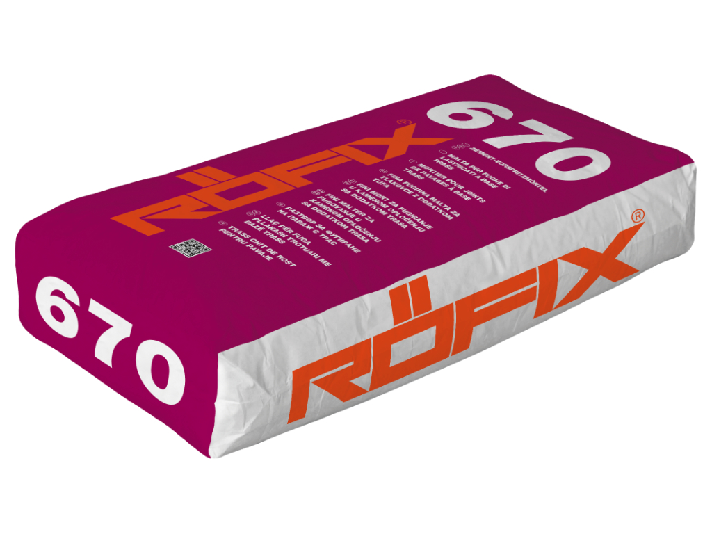 RÖFIX 670 Zement-Vorspritzmörtel - 0-4 mm