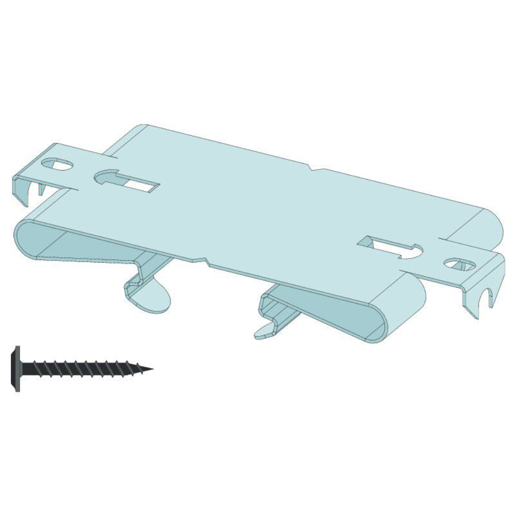 TPS-Federclip inkl. Holzschrauben FN 4,2 x 35 mm 6126