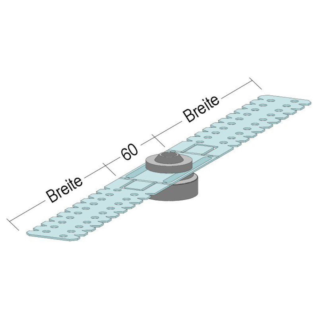 Direktabhänger flach schallentkoppelt für CD 60-27 56369
