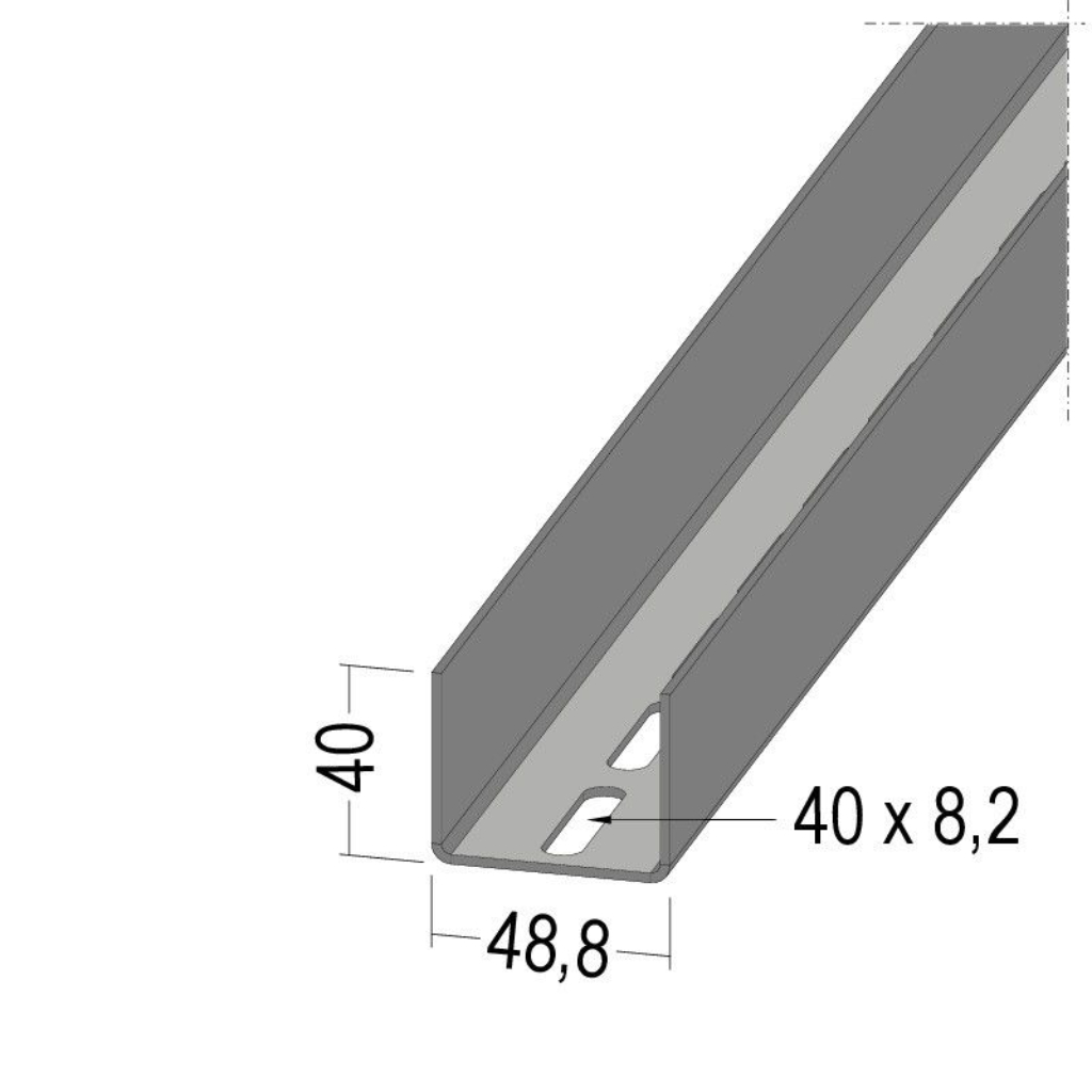 U-Aussteifungsprofil C3-C5 universal 59019 500,0  C3-C5