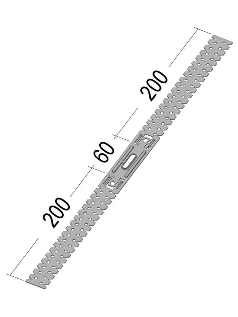 Direktabhänger flach für CD 60-27 C3-C5 hoch 58159 200 mm