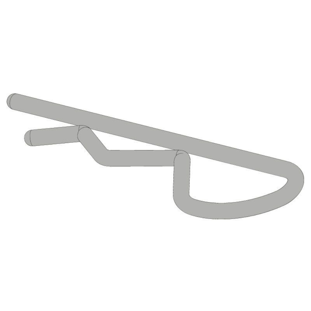 Sicherungsklammer C3-C5 hoch