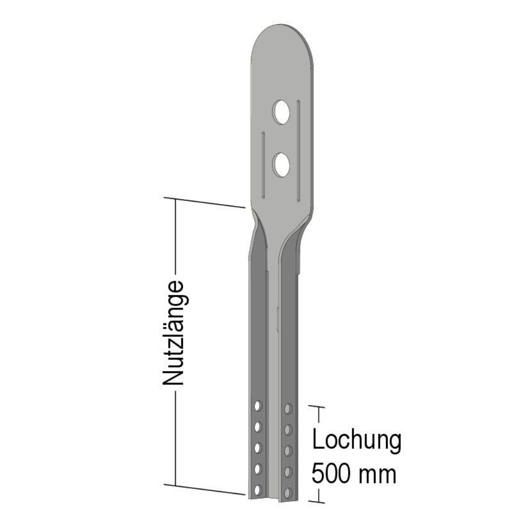 Noniusoberteil C3-C5 hoch