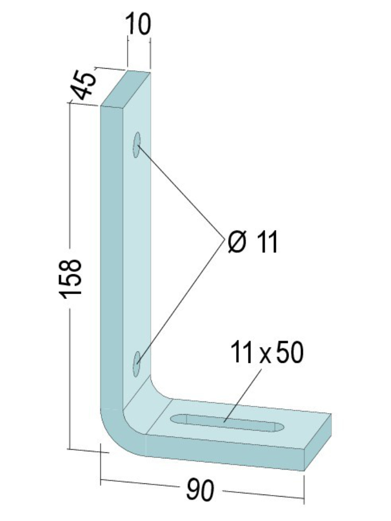 Montagewandwinkel 6184