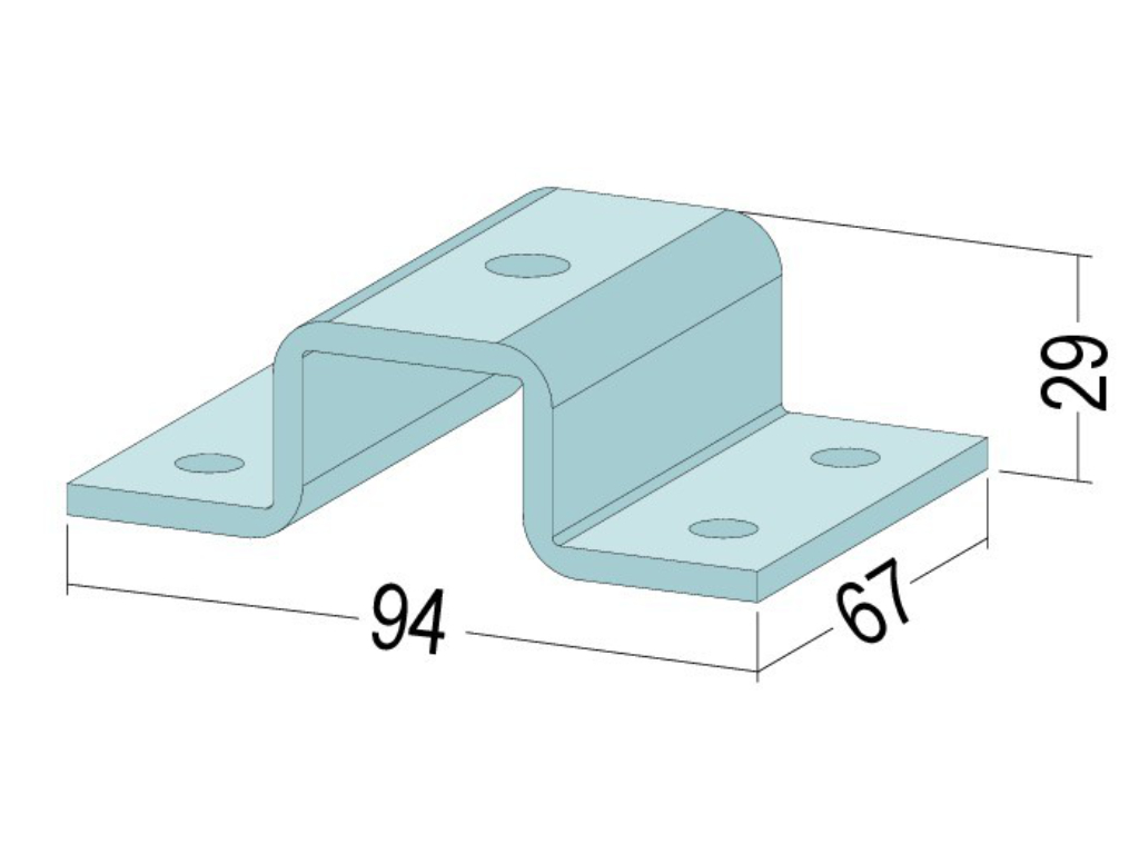 Adapter für Weitspannträger 6186