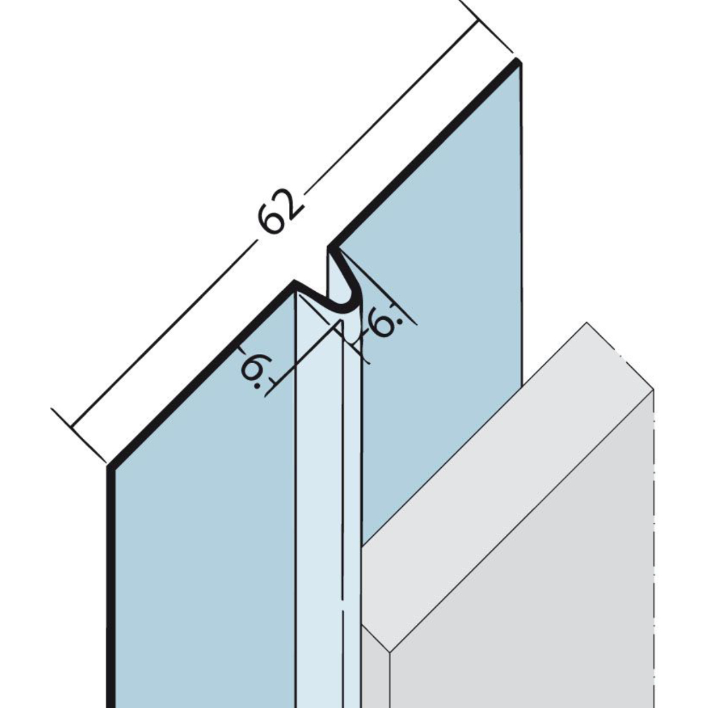 Fugenprofil vertikal und horizontal Alu 09053 250,0