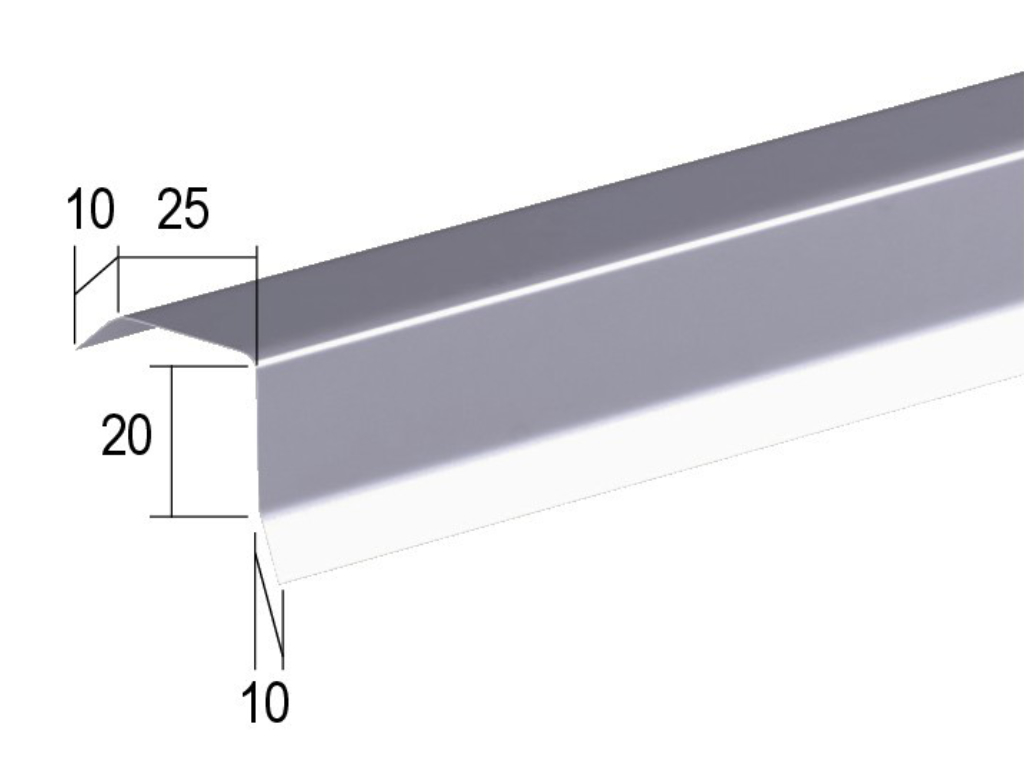 Abdeckprofil für Traufbohle bzw. Attika 86428 200,0