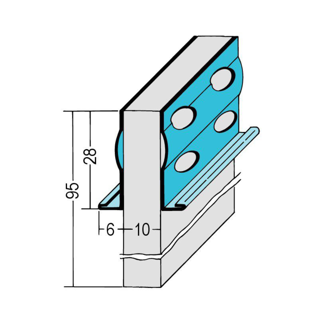 Bewegungsfugenprofil 3916