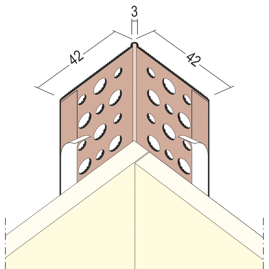 Kantenprofil für den Trockenbau 37169