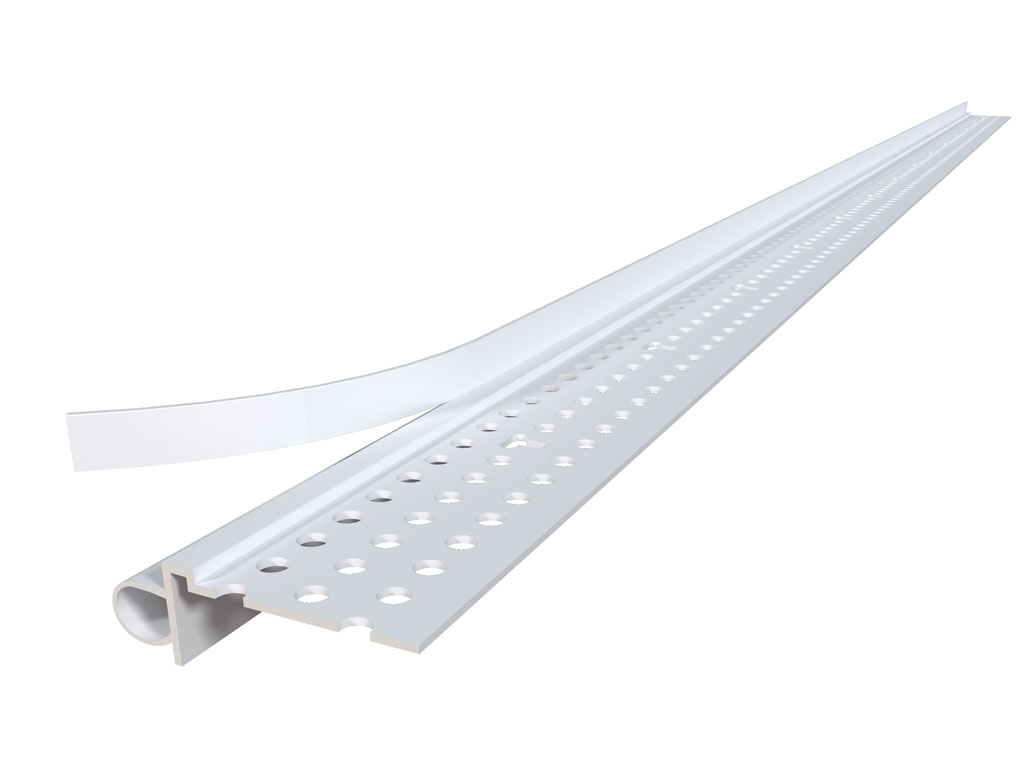 Anschlussprofil mit Schattenfuge, Anschlusslippe Trockenbau 37832