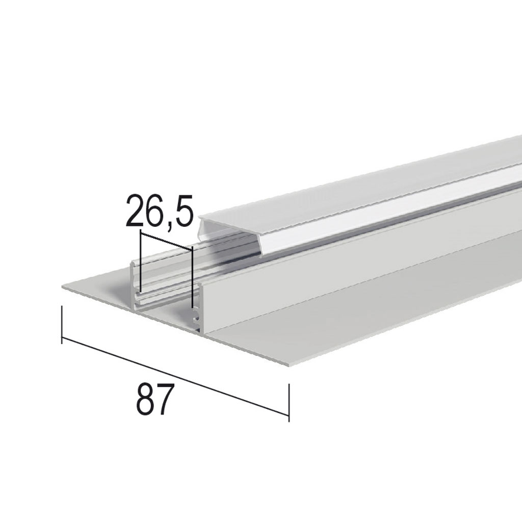 LED Flächenprofil breit 6533