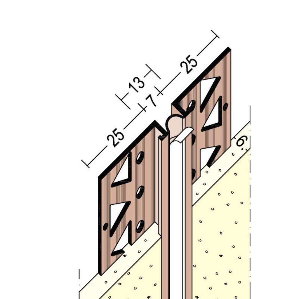 Bewegungsfugenprofil für den Innenputz 3753