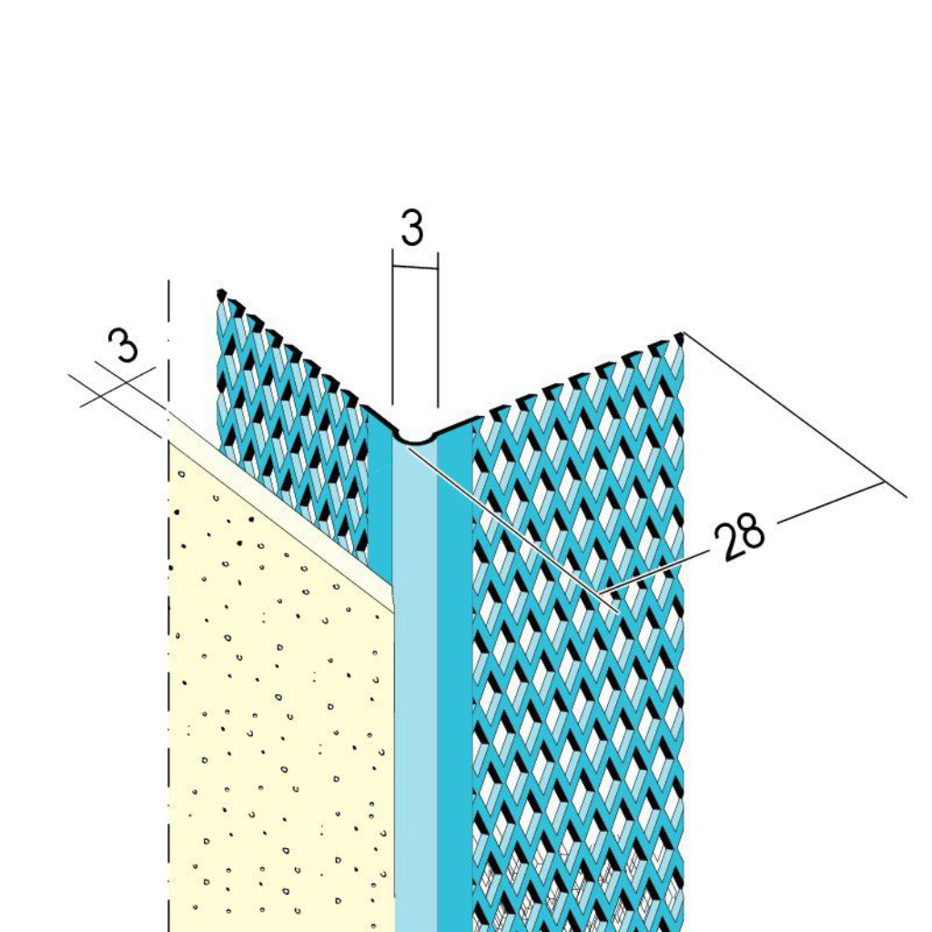 Kantenprofil für den Innenputz 1087