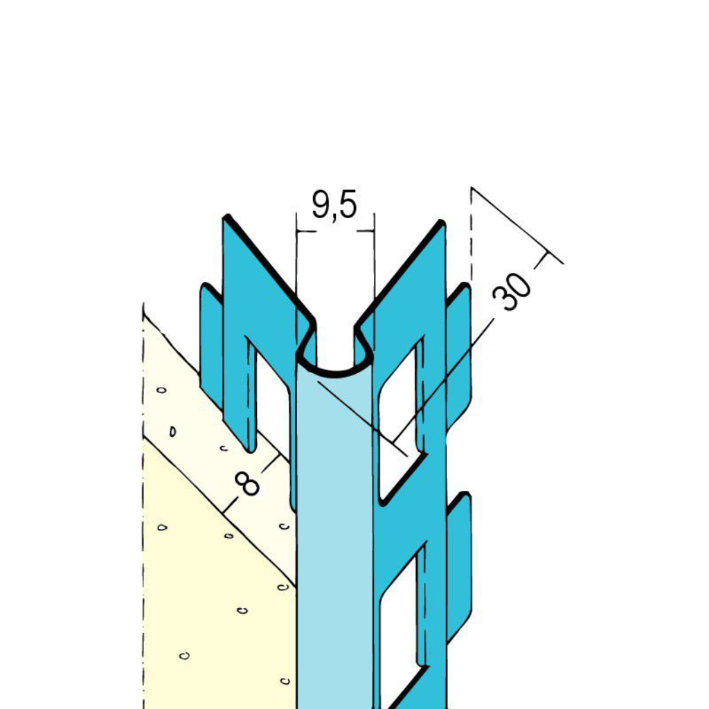 Kantenprofil für den Innenputz 1015