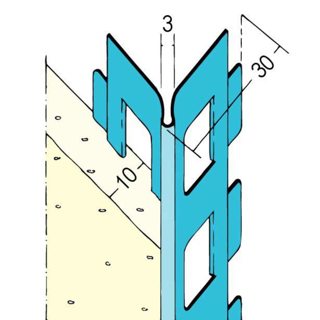 Kantenprofil für den Innenputz 1018