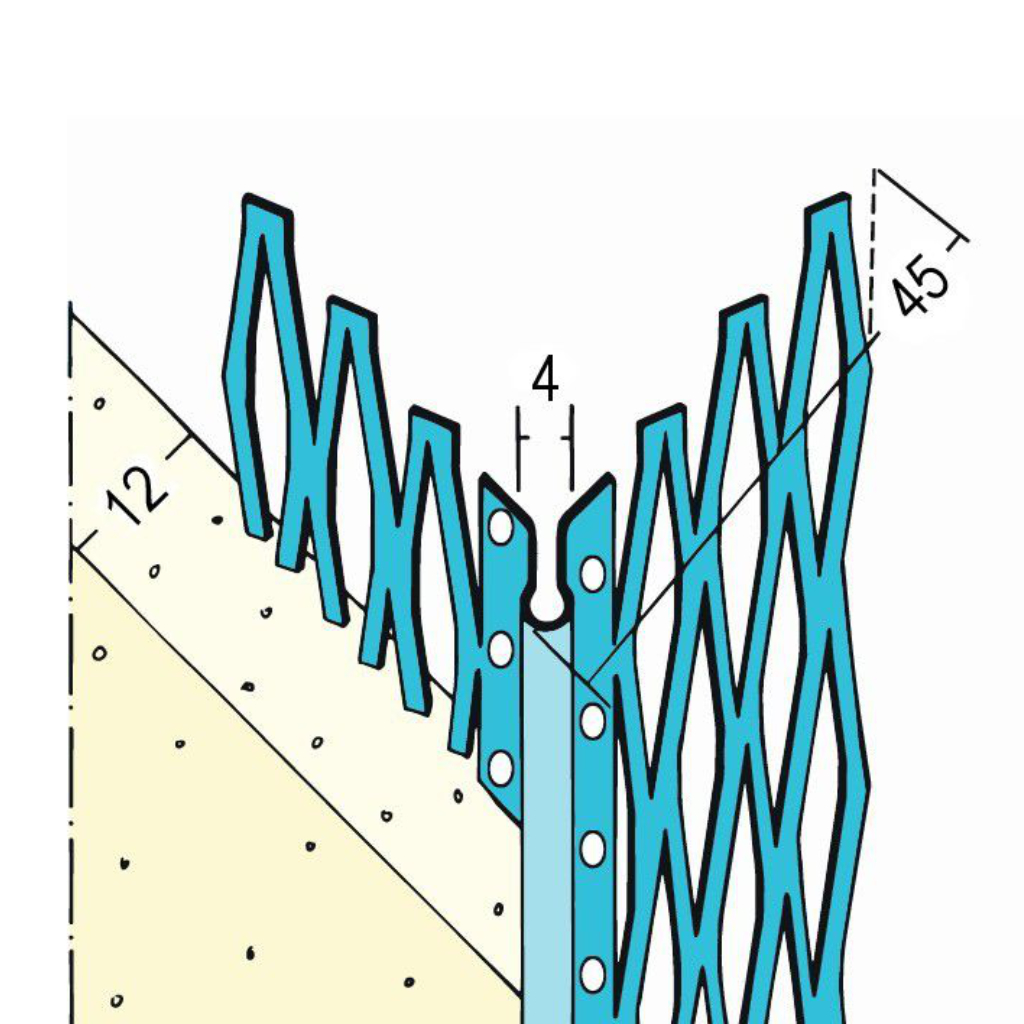 Kantenprofil für den Innen- und Außenputz 1045Z