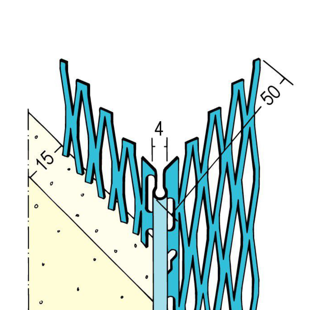 Kantenprofil für den Innen- und Außenputz 1043 Z