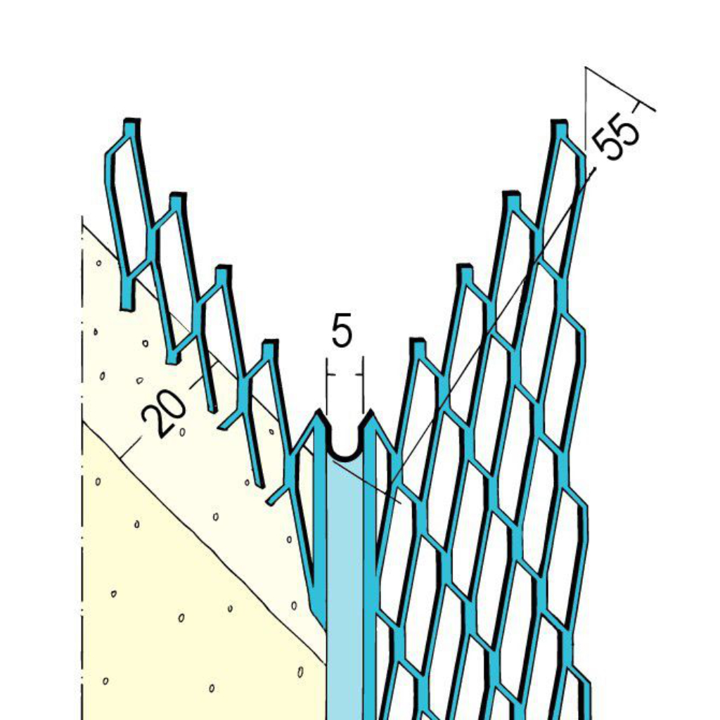 Kantenprofil für den Innenputz 7426