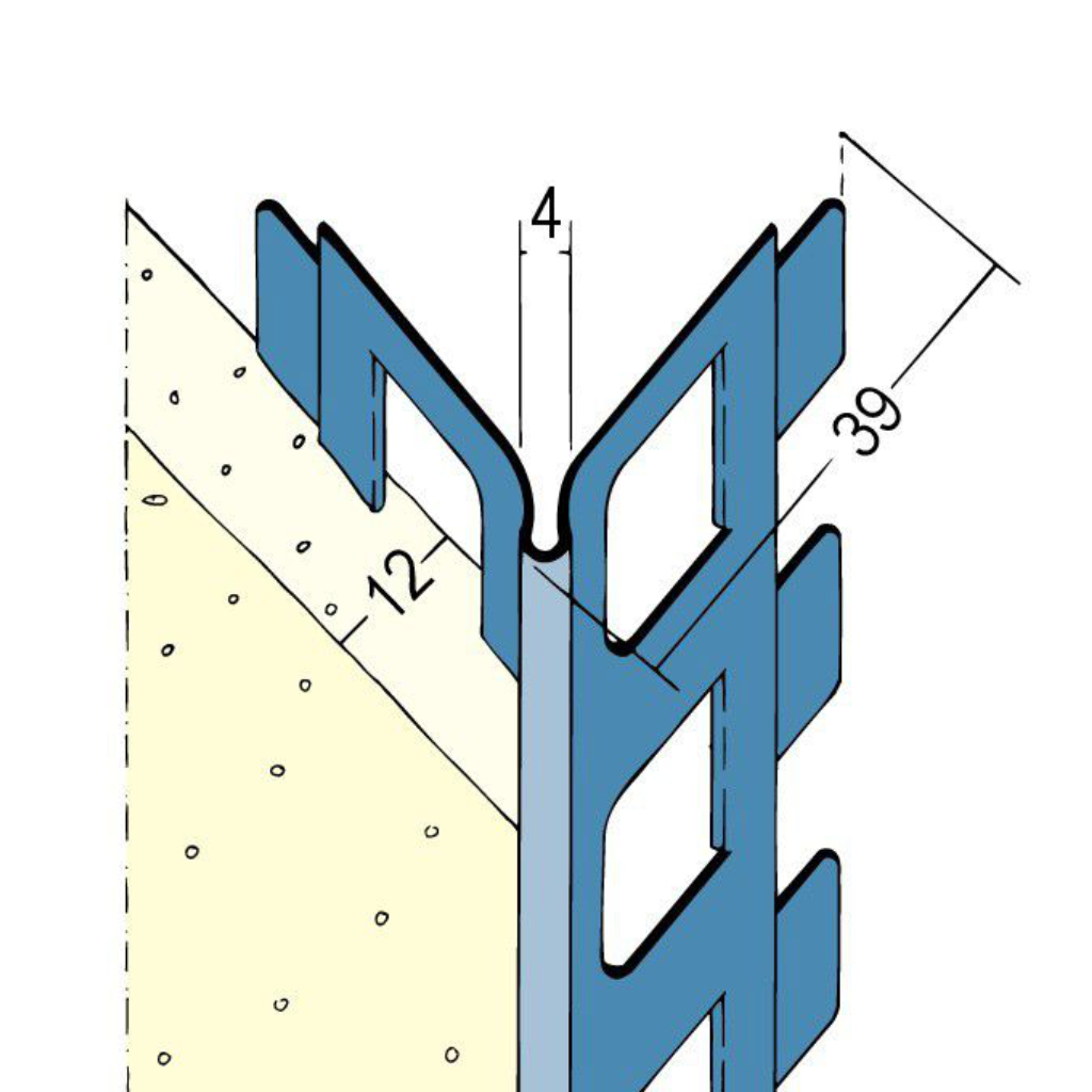 Kantenprofil für den Innen- und Außenputz 2212