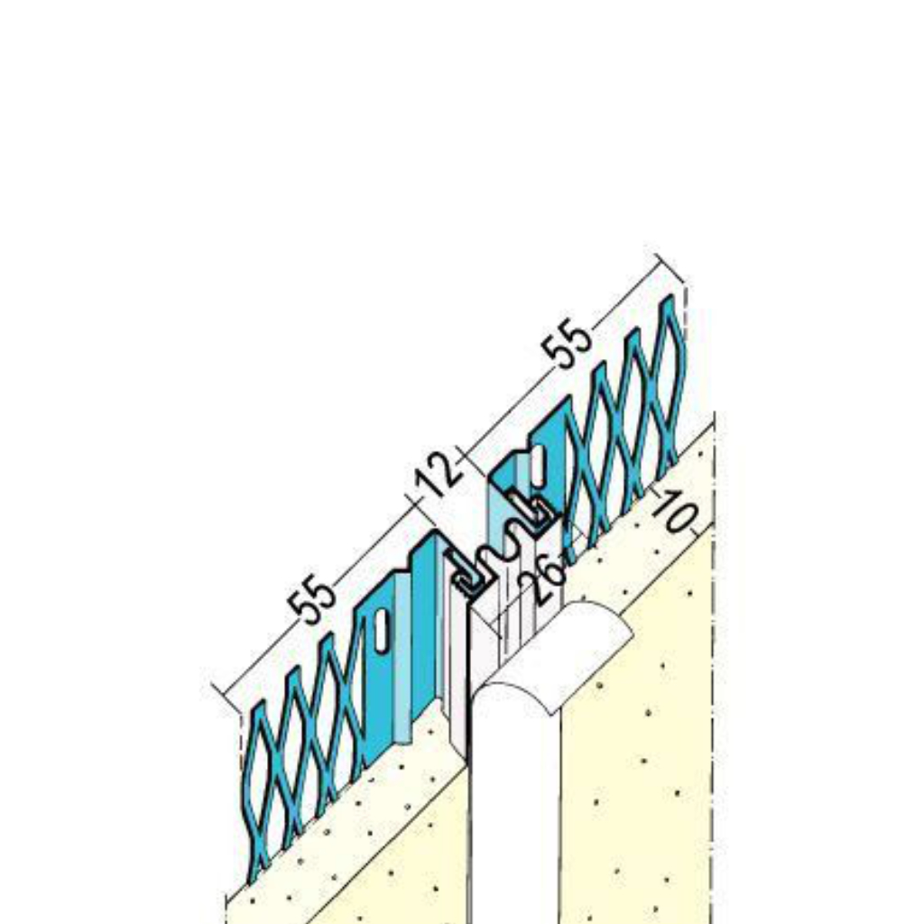 Dehnungsfugenprofil für den Innen- und Außenputz 7521/7523