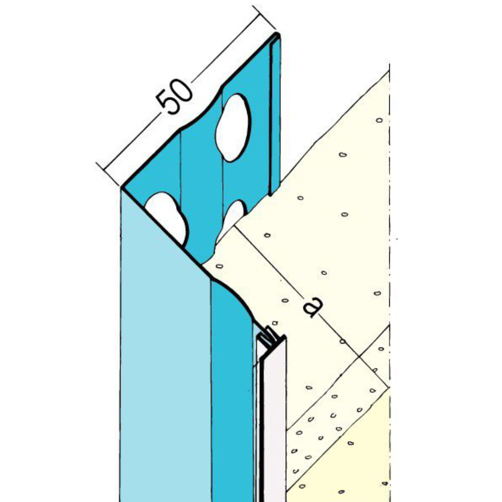 Abschlussprofil für den Wärmedämmputz 01284 300,0 10