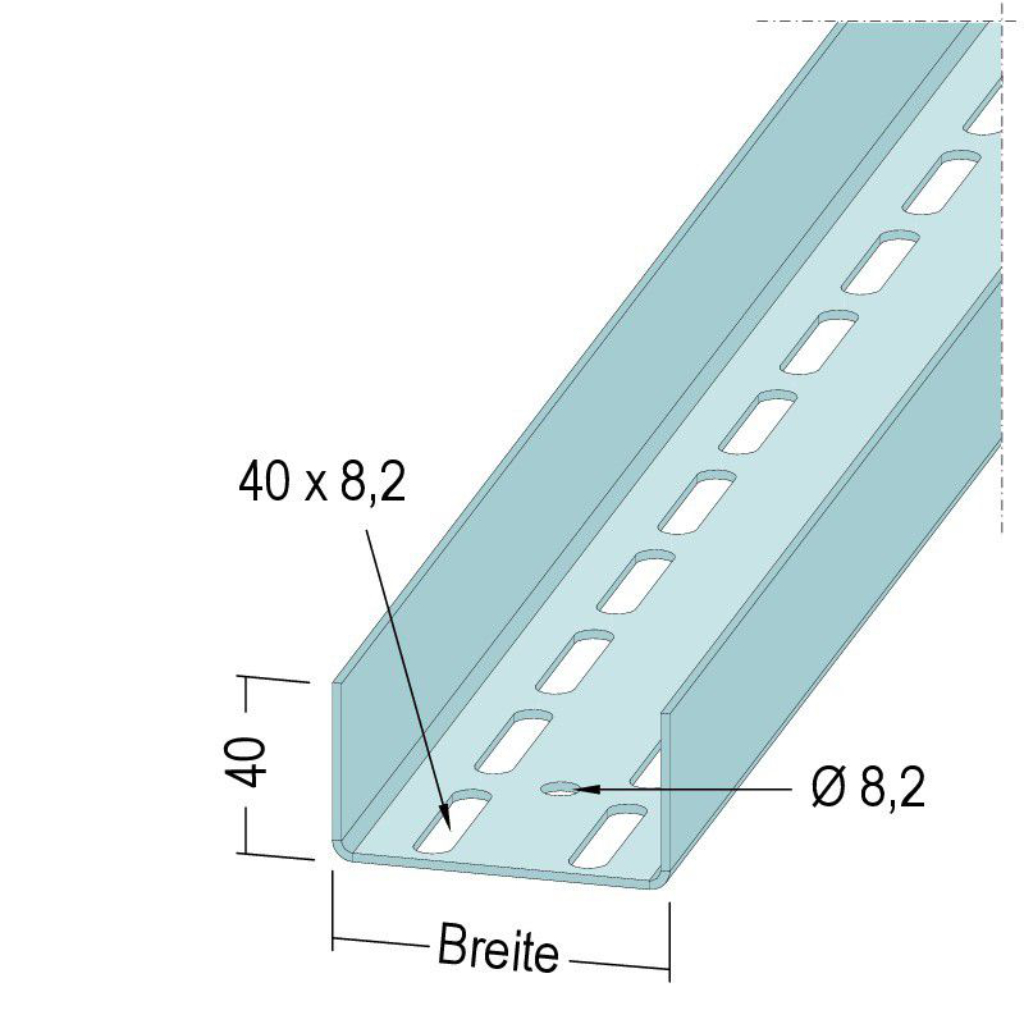 U-Aussteifungsprofil 05130 260,0