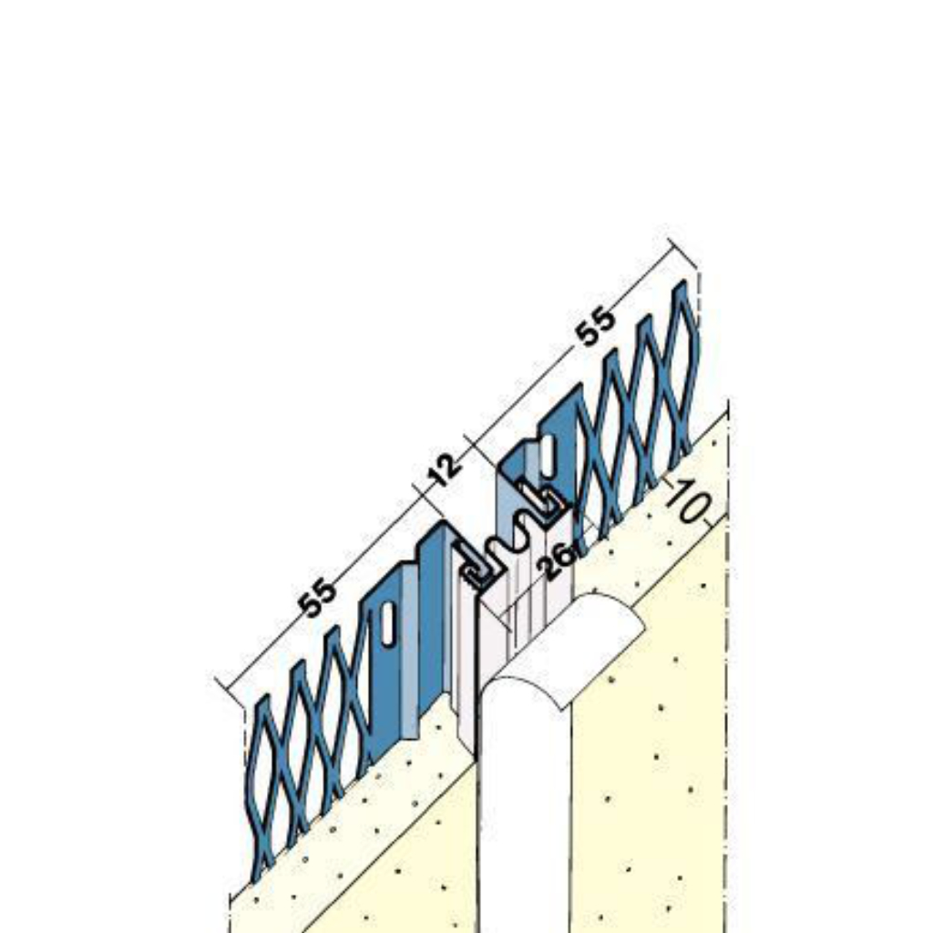 Dehnungsfugenprofil für den Innen- und Außenputz 7571