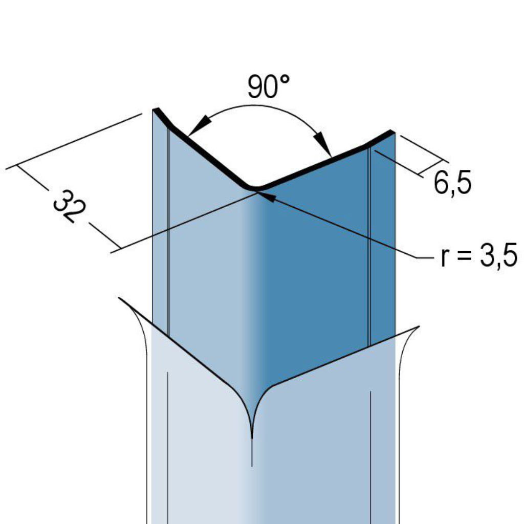 Kantenschutzprofil 02041 200,0