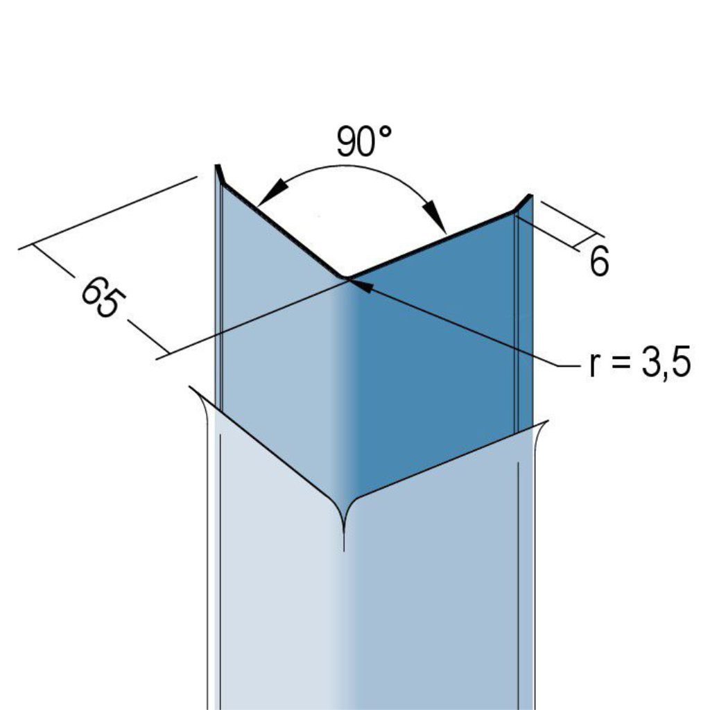 Kantenschutzprofil 02066 250,0