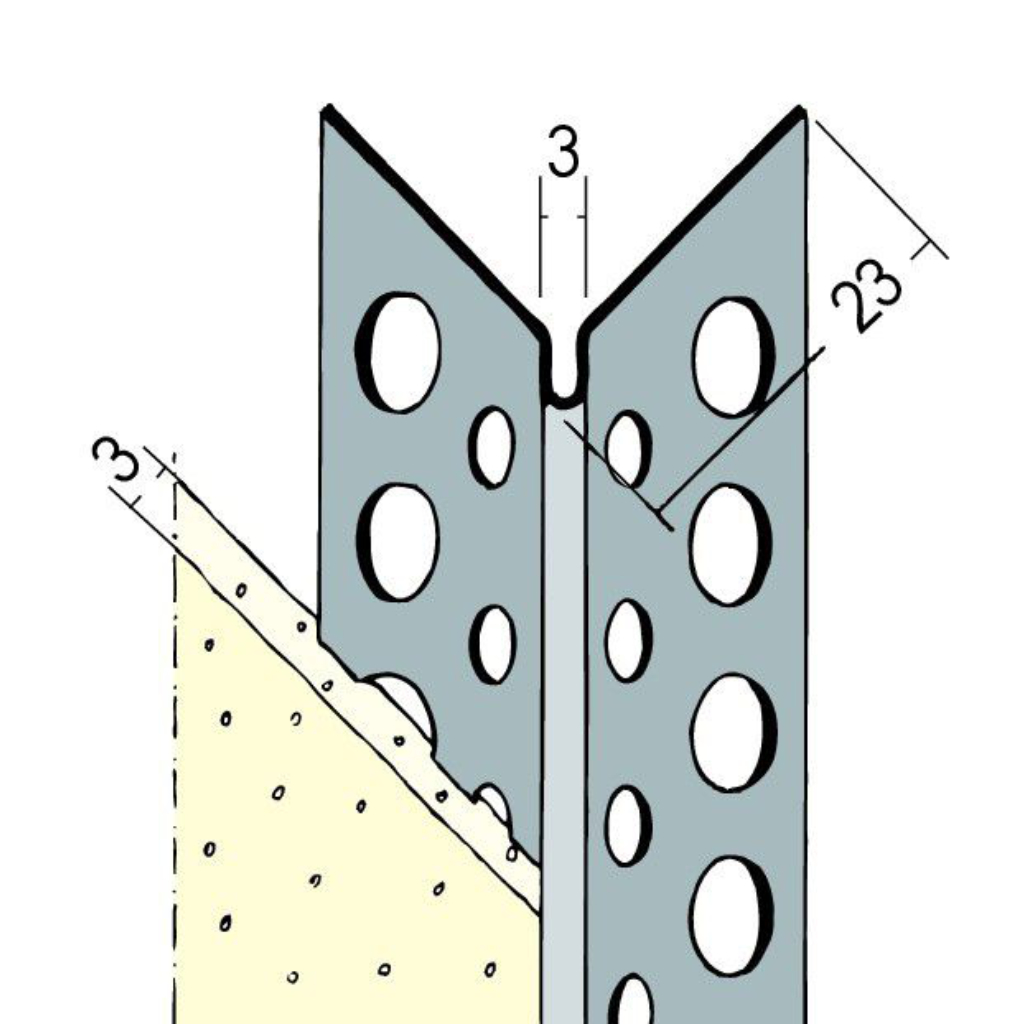 Kantenprofil für den Innenputz 9074