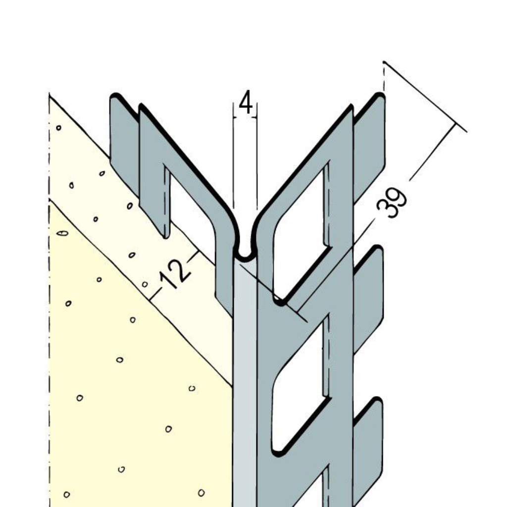 Kantenprofil für den Innen- und Außenputz 9112