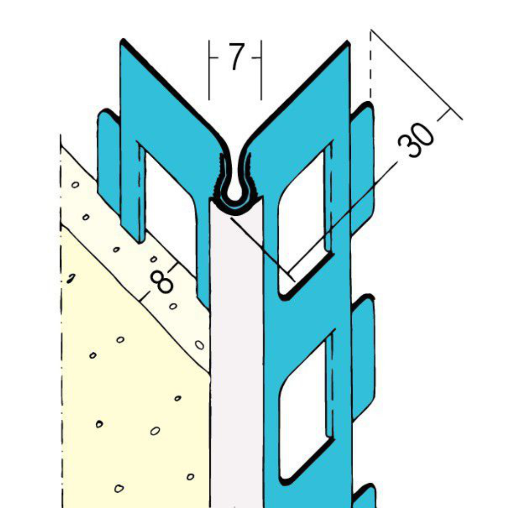 Kantenprofil für den Außenputz 1023