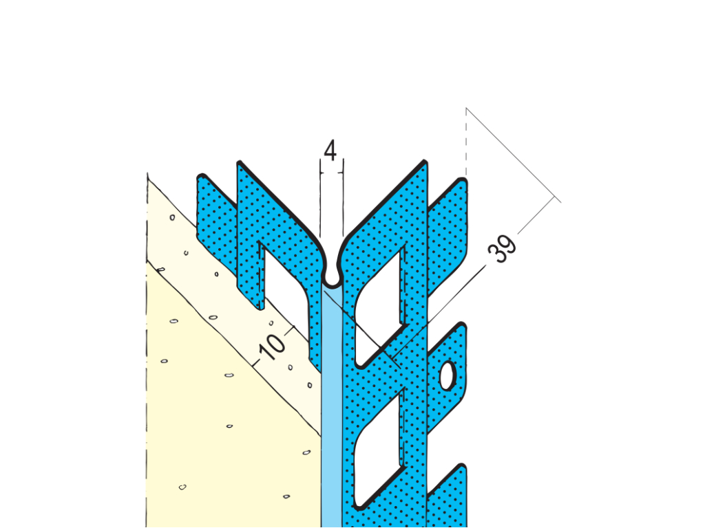 Kantenprofil für den Außenputz 1022Z