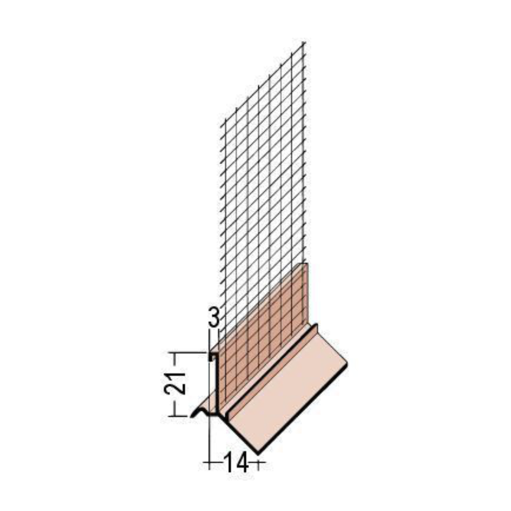 Aufsteckprofil für WDV-Systeme 37302