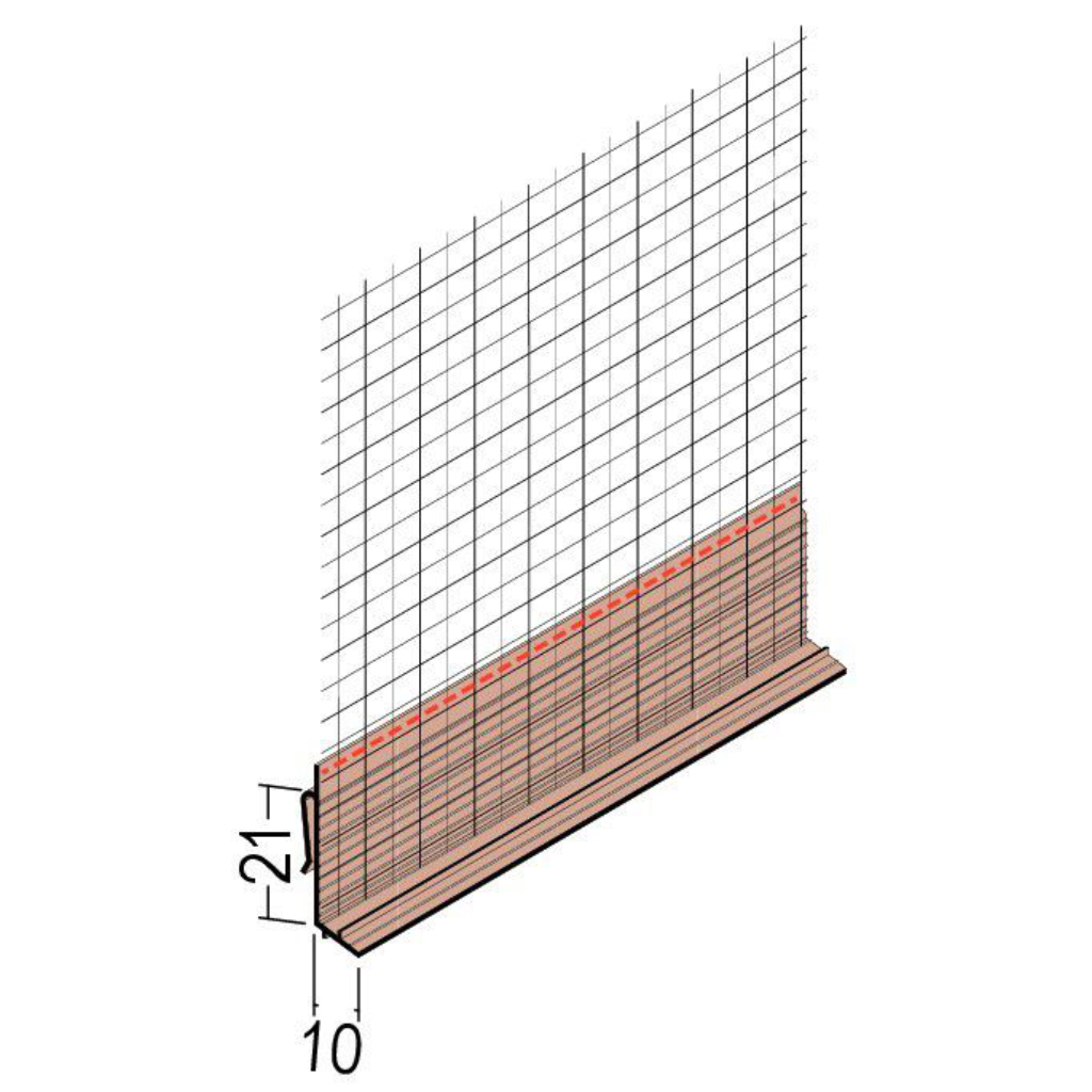 Aufsteckprofil für WDV-Systeme 37401