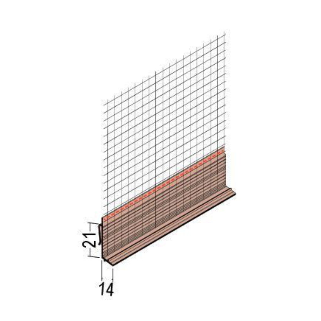 Aufsteckprofil für WDV-Systeme 37402 250,0 10