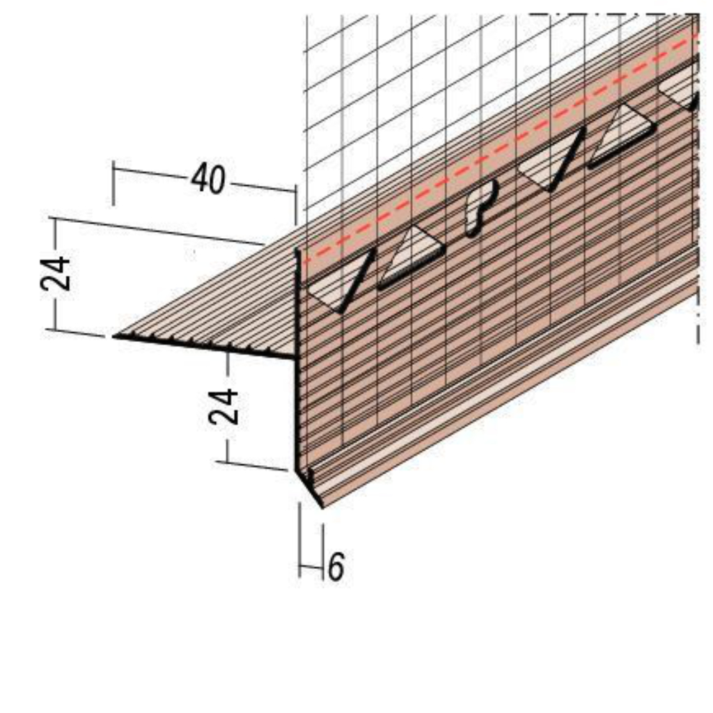 Gleitlagerfugenprofil für WDV-Systeme 37540