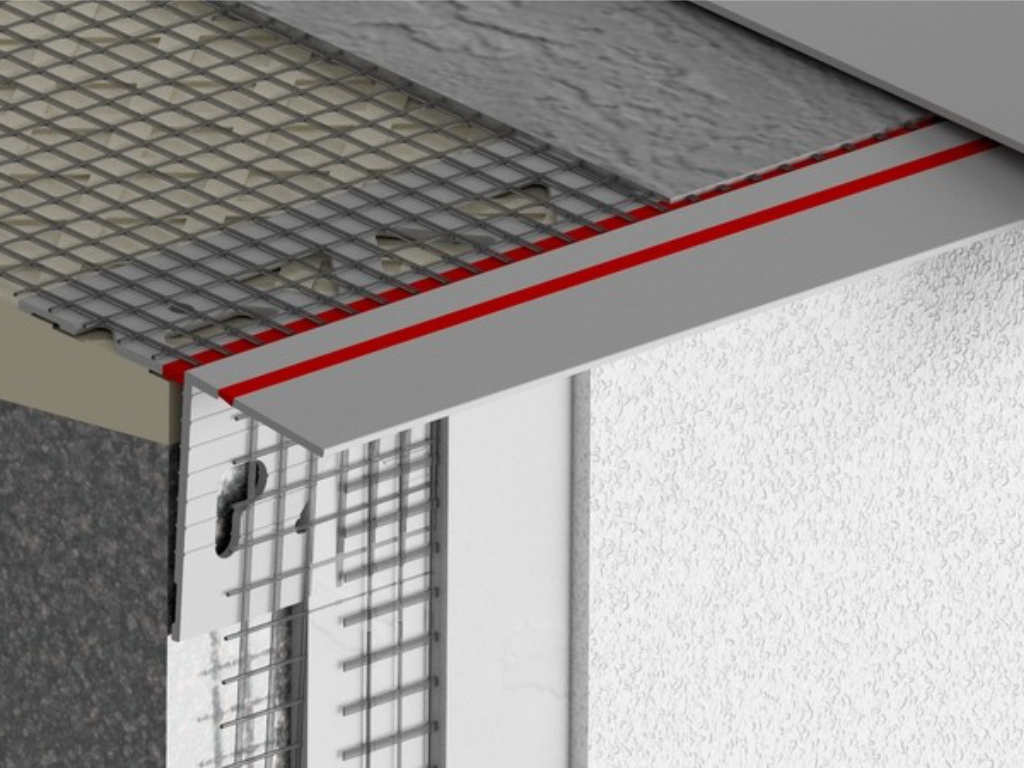 Fensterbank-Anschlussprofil für Dichtschlämmen 6 mm