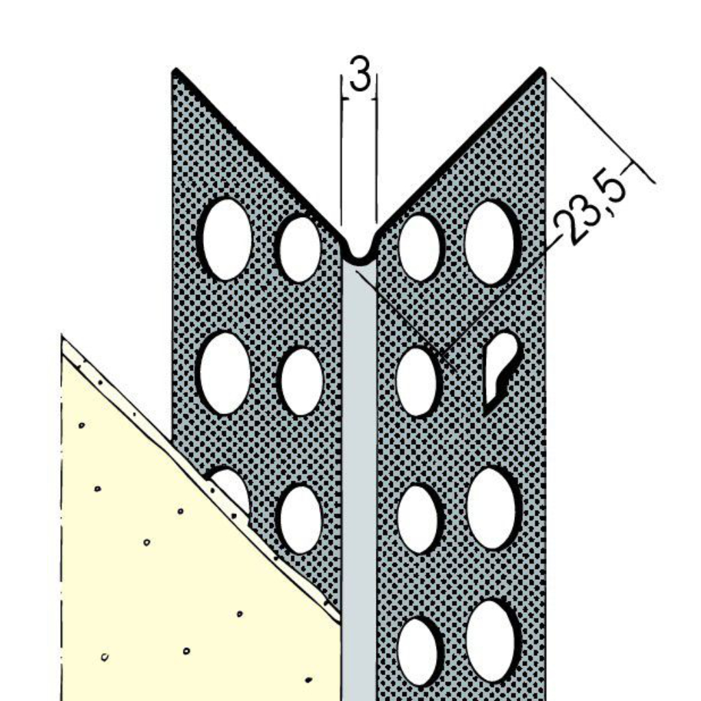 Kantenprofil für den Trockenbau 09078 250,0