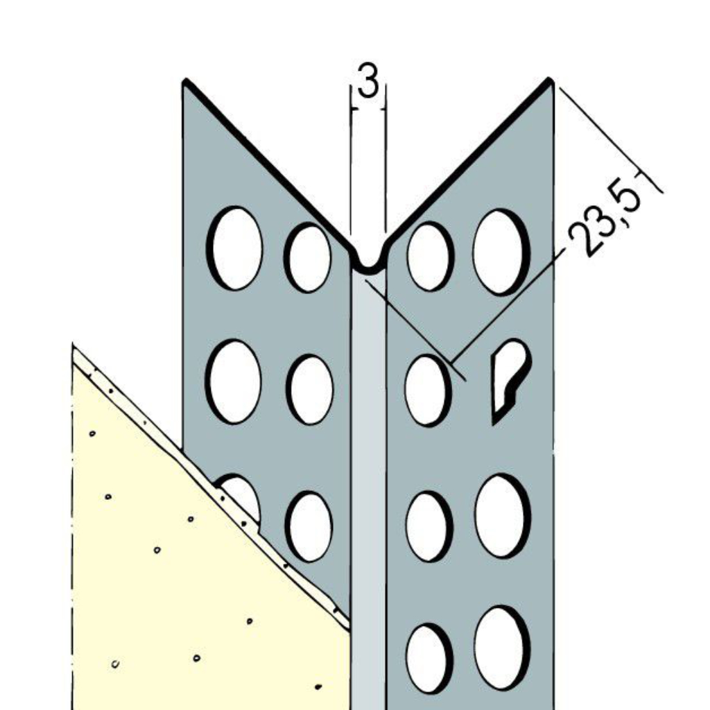 Kantenprofil für den Trockenbau 9278