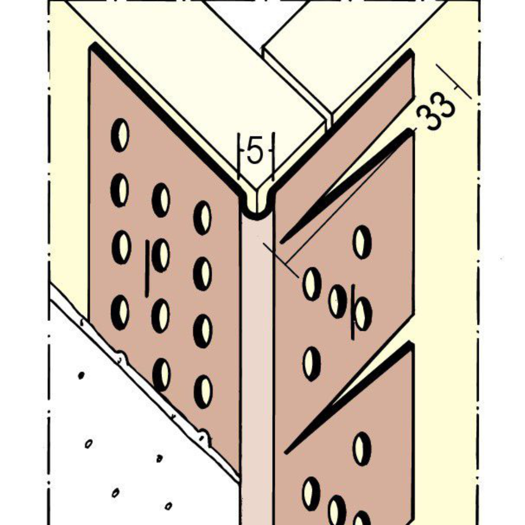 Kantenprofil für den Trockenbau 3767