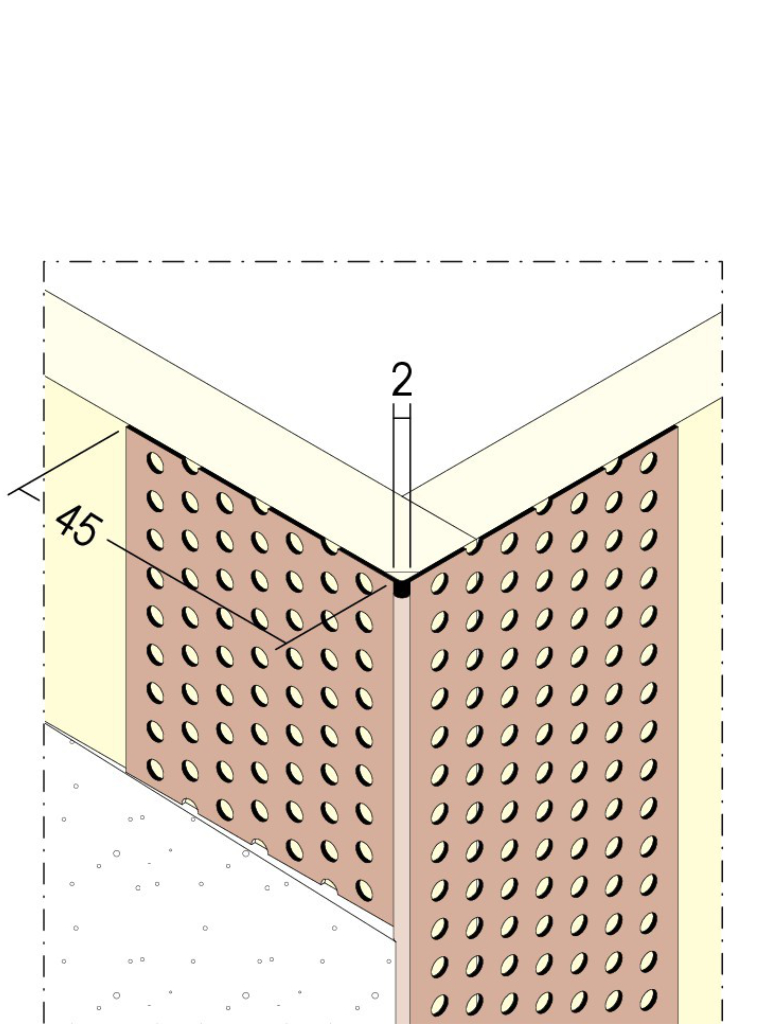 Kantenprofil für den Trockenbau 37172