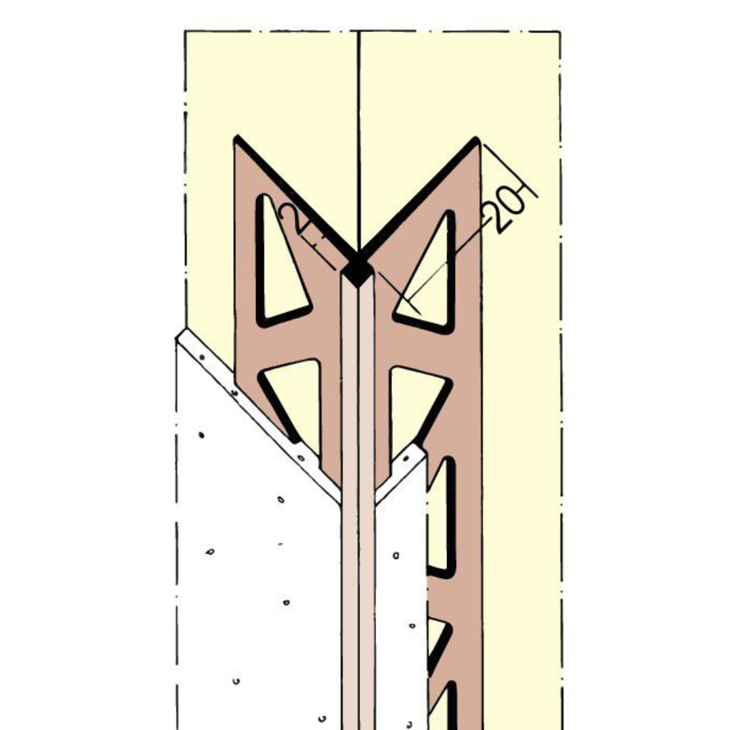Kantenprofil für den Trockenbau 03790 260,0 10