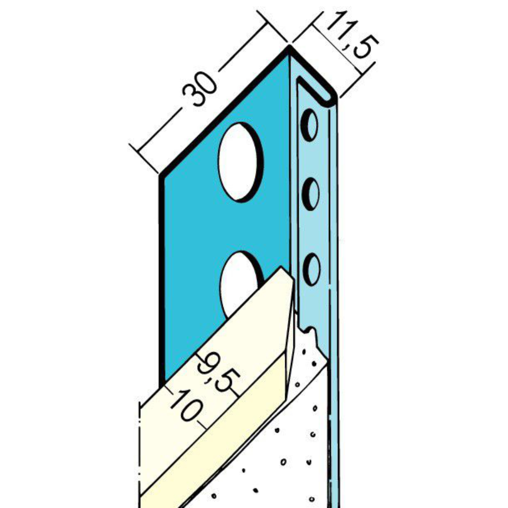 Abschlussprofil für den Trockenbau 01135 250,0