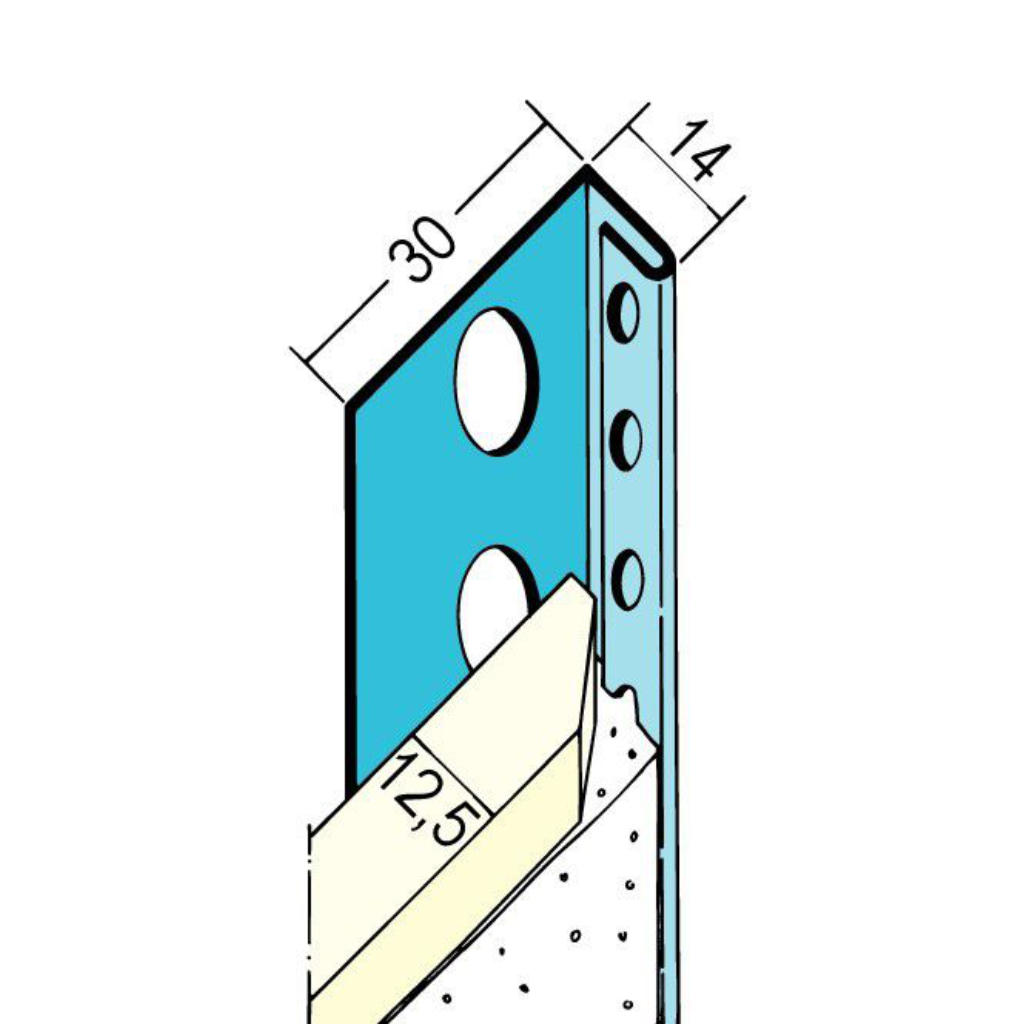 Abschlussprofil für den Trockenbau 01131 250,0