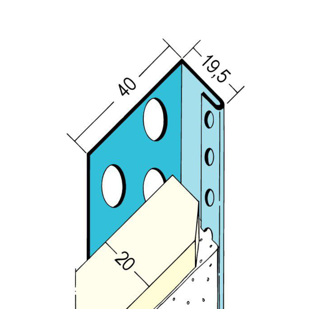 Abschlussprofil für den Trockenbau 1133