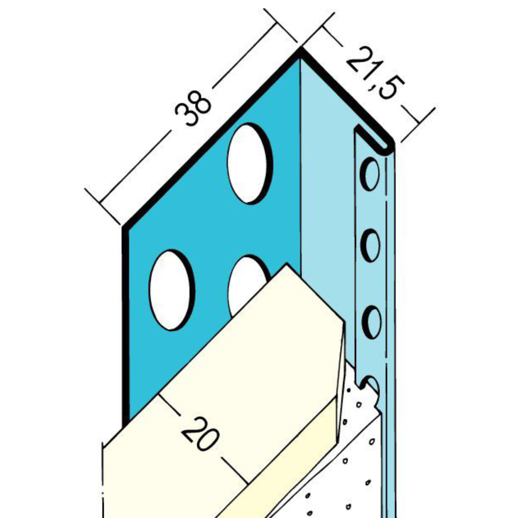 Abschlussprofil für den Trockenbau 1134