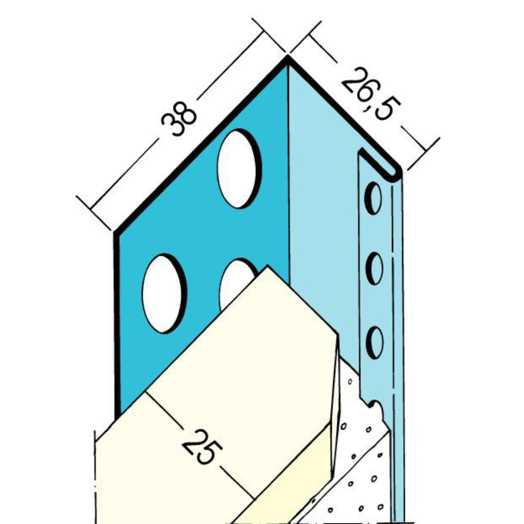 Abschlussprofil für den Trockenbau 01136 300,0