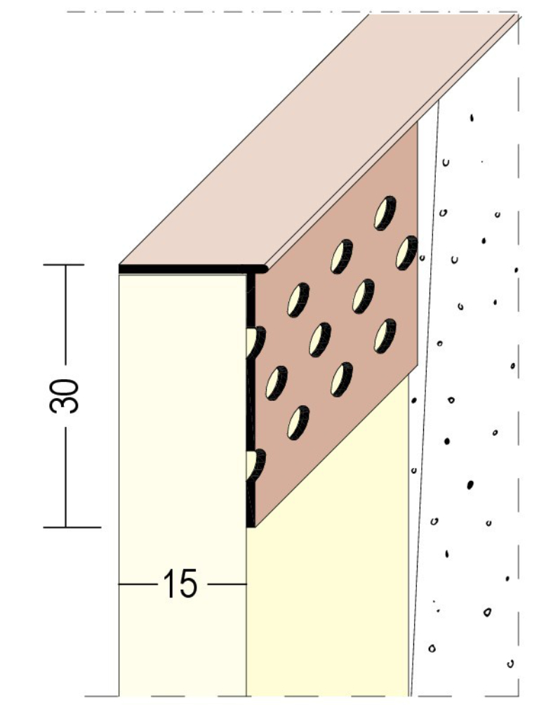 Abschlussprofil für den Trockenbau 37865